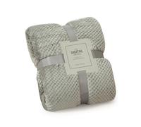 LumiSyne Plaid Couverture en Nid d'abeille Gaufre Couleur Unie Flanelle De Luxe 4 Tailles Disponibles Doux Chaud Couverture Douillette Jetés De Lit Jeté De Canapé Couvre-Lit Décorative 127×152cm