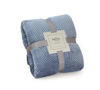 LumiSyne Plaid Couverture en Nid d'abeille Gaufre Couleur Unie Flanelle De Luxe 4 Tailles Disponibles Doux Chaud Couverture Douillette Jetés De Lit Jeté De Canapé Couvre-Lit Décorative 2000×230cm