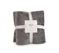 LumiSyne Plaid Couverture en Nid d'abeille Gaufre Couleur Unie Flanelle De Luxe 4 Tailles Disponibles Doux Chaud Couverture Douillette Jetés De Lit Jeté De Canapé Couvre-Lit Décorative 150×200cm