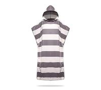 LumiSyne Poncho Plage à Capuche Serviette De Bain En Microfibre Peignoir De Bain à Rayures Colorées De Mode Séchage Rapide Serviette De Sport Changement De Peignoir Couverture De Plage
