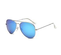 LumiSyne Rétro Lunettes De Soleil Polarisées Pour Homme Femme Style Pilote UV 400 Protection Miroir Lentille Monture En Métal Lunette De Vue Conduite Voyage