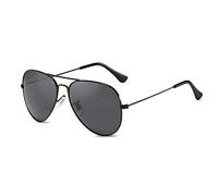 LumiSyne Rétro Lunettes De Soleil Polarisées Pour Homme Femme Style Pilote UV 400 Protection Miroir Lentille Monture En Métal Lunette De Vue Conduite Voyage