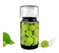 LUMITERRA 1140ml Générique Bocaux À Cornichons, Design Sablier Transparent Passoire Amovible, Bocal Cornichon Retournable, Facile à Nettoyer et Durable, pour Olives, Légumes et Stockage Alimentaire