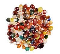 LUMITERRA 500g Pietra Grezza Naturale, Cristalloterapia Pietre Curative, Colorato di Pietre Naturali Burattate, Set di Gemme Preziose, per Guarigione Cristalli, Giardino Decorazione, Artigianato