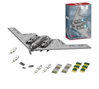 Lumitex B-2 Avion de combat stratégique furtif bombardier furtif 1:70 Militaire B2 Spirit Bomber avec armes Kit pour adultes 2063 pièces conçues par DarthDesigner