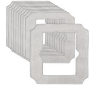 Lumitrex 10 Pièces Microfibre Serpillère Rechange Kit pour Mini W-CC02-0012, Microfibre Lingette Robot Lave Vitre pour Mini, Lavables Et Réutilisables Chiffon de Nettoyage pour Nettoyage Vitre