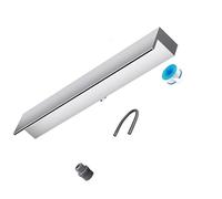 Lumivex Cascada Piscina Kit de Cascade for Bassin, Fontaine de Piscine en Acier Inoxydable avec Accessoires, Cascade à déversoir, for la décoration de Jardin et de terrasse(3.3 ft(100 cm))