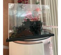 Lumivex Mallette de Rangement Transparente, Grande vitrine Souvenirs, for modèle poupée d'action 28x28x18 Pouces(50x50x50cm/20x20x20)