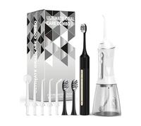 Lumivoid Ensemble nettoyeur buccal et brosse à dents, 4 modes, étanchéité IPX7 (blanc)