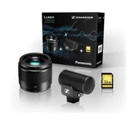 Lumix G Filmmaker Accessory Pack - Lumix G 25mm f/1.7 + Micro Sennheiser MKE200 + Carte SD 32Go