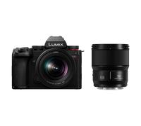 Panasonic Lumix S5II + S 20-60MM F3.5-5.6 + 50mm F1.8 MILC 24,2 MP CMOS 12000 x 8000 pixels Noir
