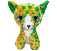 Lumo Stars chaton Catsy junior 15 cm en peluche vert/orange Vert G