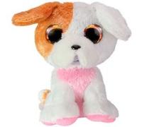 Lumo Stars chien câlin Kaffe junior 15 cm en peluche blanc/marron Marron G
