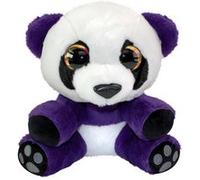 Lumo Stars doudou panda Mama 24 cm blanc/violet Violet