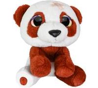 Lumo Stars panda junior 15 cm en peluche marron/blanc Marron