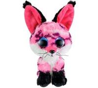 Lumo Stars peluche Fox Rhubarb junior 15 cm en peluche noir, rose G