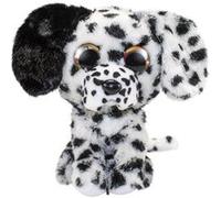 Lumo Stars peluche Lumo Chien dalmatien Lumo Lucky noir/blanc 15 cm Blanc G