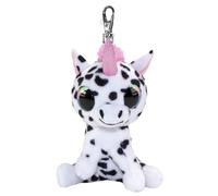 Lumo Stars peluche mini licorne mini licorne Pikku avec clip 8,5 cm blanc Blanc G