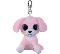 Lumo Stars porte-clés Lumo Dog Pinky avec clip rose 8,5 cm Rose G