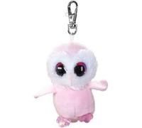 Lumo Stars porte-clés Lumo Owl Pöllö avec clip rose 8,5 cm Rose G