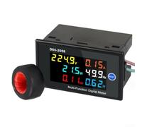 LumoCheefy Compteur de puissance CA monophasé numérique 110 A LCD (AC40-300 | Stockage automatique des données des valeurs cumulées en cas de coupure de courant, pas de perte de données