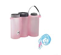 LumoCheefy Sac de transport pour Shark Chillpill FA022 - Sac de rangement coloré avec séparateur, imperméable, 14 x 9 cm, organiseur pour sèche-cheveux et accessoires (rose clair)