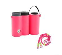 LumoCheefy Sac de transport pour Shark Chillpill FA022 - Sac de rangement coloré avec séparateur, imperméable, 14 x 9 cm, organiseur pour sèche-cheveux et accessoires (rose)