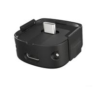 LumoCheefy Station de charge magnétique en aluminium pour Insta360 Luna | Aluminium de haute qualité, aimant puissant, connecteur de type C, noir, design robuste