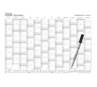 Lumocolor 641 YPA3X Kit planificateur annuel 2026 Calendrier mural effaçable à sec Format A3 Planning annuel Format A3 F CALENDRIER