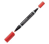STAEDTLER 10116 Marqueur Permanent Lumocolor Duo 348 Double Pointe 0,6 a 1,5mm Noir