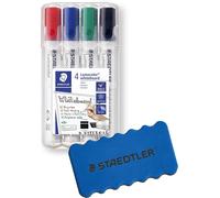 Lumocolor Lot De 4 Marqueurs Pour Tableau Blanc Pointe Biseautée