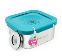 LumoLeaf 135oz Bol d’Eau pour Chien sans déversement, Bol d’Eau pour Chien de capacité Max de Preuve des éclaboussures en Acier Inoxydable 4 litres, Distributeur d’Alimentation d’Eau Lente