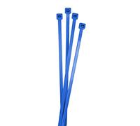 Lumonic 100 Stück Attache de câble Bleu | 300 × 4,8mm | jusqu'à 22,2kg de résistance à la traction | Nylon PA6.6 | Codage couleur, qualité industrielle | Gestion des câbles, industrie, atelier, ménage