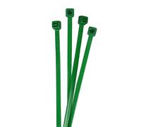 Lumonic 100 Stück Attache de câble Vert | 200 × 2,5mm | jusqu'à 8,2kg de résistance à la traction | Nylon PA6.6 | Codage couleur, qualité industrielle | Gestion des câbles, industrie, atelier, ménage