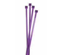 Lumonic 100 Stück Attache de câble Violet | 140 × 3,6mm | jusqu'à 18,2kg de résistance à la traction | Nylon PA6.6 | Codage couleur, qualité industrielle | Gestion des câbles, industrie, atelier, ména