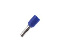 Lumonic 100 x 2,5mm² embouts isolés bleu I La longueur est de 8mm, le diamètre du collet en plastique est de 4,2mm I Étamé pour la protection contre la corrosion