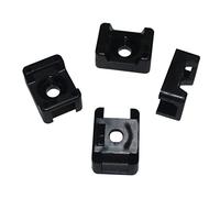 Lumonic 100x Supports de Câbles Vissables 21x16mm I Fixation par Colliers I Socle à Visser pour Câbles