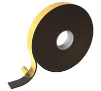 Lumonic 10m EPDM Bande d'étanchéité autocollante 40mm x 5mm I Bande pour fenêtres et portes I Joint de fenêtre porte caoutchouc pour protection contre le froid