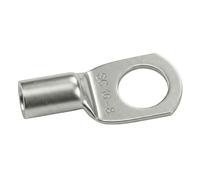 Lumonic 10x Cosse tubulaire 10mm² vierge | M8 | cuivre étamé | connexion sûre des câbles sans soudure | SC10-8, Lot de 10 cosses à sertir, connecteurs à sertir |