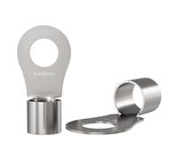 Lumonic 10x cosses à sertir nues 70-95mm² I cosses à sertir M16 non isolées I cosses M16, cosse tubulaire 70mm2 95mm2 œillets annulaires, connecteurs à sertir