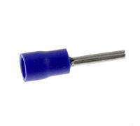 Lumonic 25x Cosse de câble à broche 1,5-2,5mm² Bleu | cuivre étamé | connexion sûre des câbles sans soudure | Cosse à sertir idéale pour les bornes à vis | Véhicules automobiles, construction mécaniqu