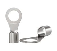 Lumonic 25x cosses à sertir nues 10-16mm² I cosses à sertir M10 non isolées I cosses M10, cosse tubulaire 10mm2 16mm2 œillets annulaires, connecteur à sertir