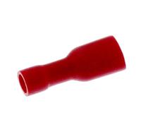 Lumonic 25x Douille à languette 0,5-1,5mm² | pour fiche plate 0,8 x 4,8mm | entièrement isolé | Connecteur de câble sans soudure | Cosse de câble en laiton étamé | Automobile, construction mécanique