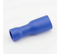 Lumonic 25x Douille à languette 1,5-2,5mm² | pour fiche plate 0,8 x 4,8mm | entièrement isolé | Connecteur de câble sans soudure | Cosse de câble en laiton étamé | Automobile, construction mécanique