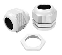 Lumonic 2x presse-étoupe M40 PG36 IP67 métrique d22-32mm I Passe-câble étanche en gris I Raccords, passe-tuyau M40 PG36