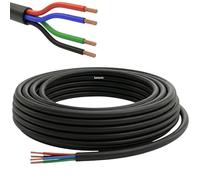Lumonic 4x0,34mm² RGBW CCT LED Ligne de contrôle 50m | câble gainé 6 fils flexible | LiYY Extension, Câble d'alimentation, Câble d'alimentation LED, Câble de commande