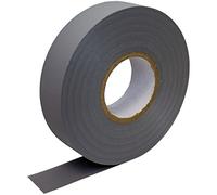 Lumonic 50 rouleaux de ruban isolant PVC 19mm x 33m ruban adhésif gris I Convient aux électriciens et aux bricoleurs I Ruban adhésif isolant en différentes longueurs et couleurs