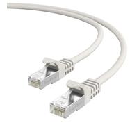 Lumonic 50m RJ-45 Câble de réseau Câble patch CAT7 Blanc S/FTP Ethernet DSL LAN CAT.7