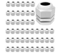 Lumonic 50x presse-étoupe M25 IP67 métrique d9-17mm I Passe-câble étanche en gris I Presse-étoupes, passage de tuyau M25