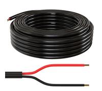 Lumonic 5m FLRYY Câble de véhicule 2x2,5mm² Noir | 2 Fils | Câble de remorque | câble Automobile multiconducteur | Résistant aux huiles et aux carburants, Ignifuge | Basse Tension